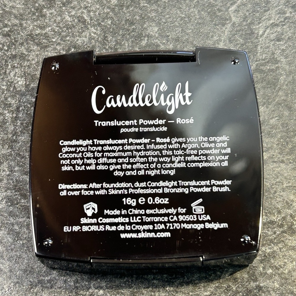 NEW Skinn Dimitri‎ James Candlelight Translucent Face Powder ROSE - Picture 6 of 8